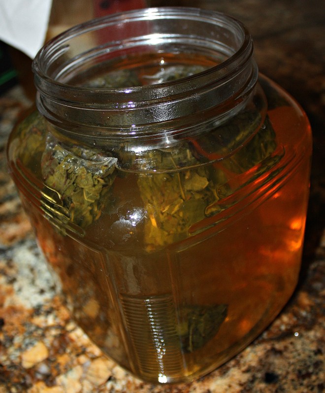 I allow my tea bags to steep until the liquid is completely cooled.